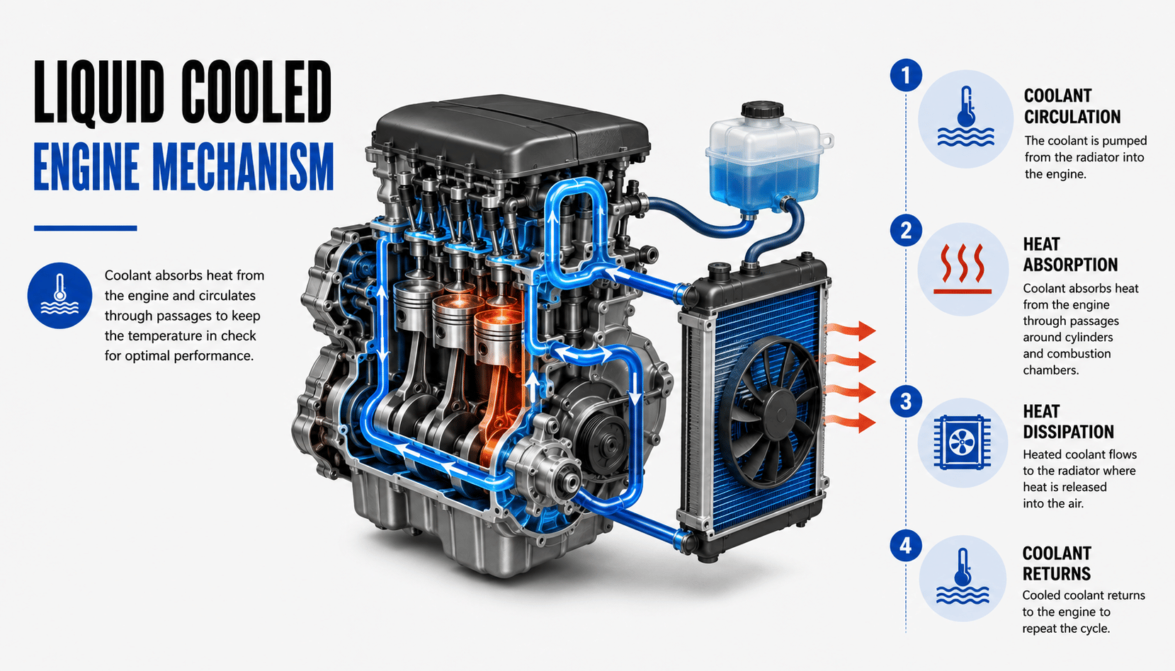 Liquid Cooled Engine